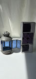 Metal Lantern and IKEA PARTAJ Candle Set - thumbnail 1 of 8