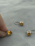 Sterling Silver Jewelry Set with Yellow Gemstones - thumbnail 12 of 19