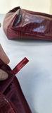 Lancôme Red Crocodile Style Embossed Tote Bag and Matching Clutch - thumbnail 11 of 12