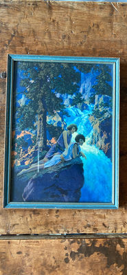 Small Maxfield Parrish Framed Print - Image 1 of 2