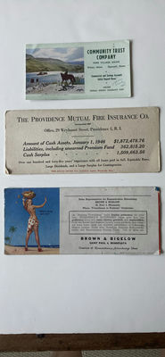 Vintage Ink Blotters (4) mixed - Image 1 of 7