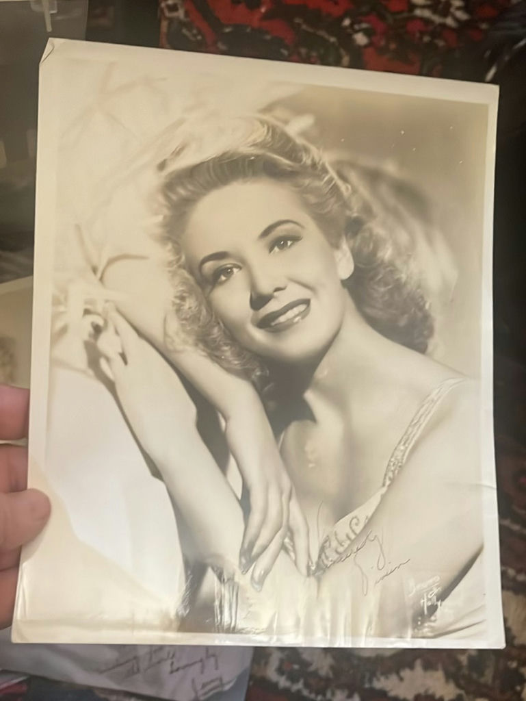 3 Autographed 8” X 10” Celebrity Women 1940’s - image 2 of 4