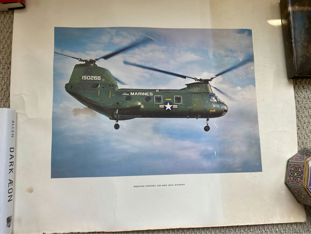 Boeing-Vertol CH-46A Sea Knight Poster - image 1 of 6