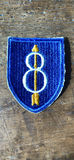 WWII Division Army Patches 98Th Infantry Division Iroquois With Facial Scar Special Patch, Eighth Airborne Infantry Division, Fourth Air Force Shoulder Patch Second Air Force Shoulder Patch - thumbnail 11 of 17