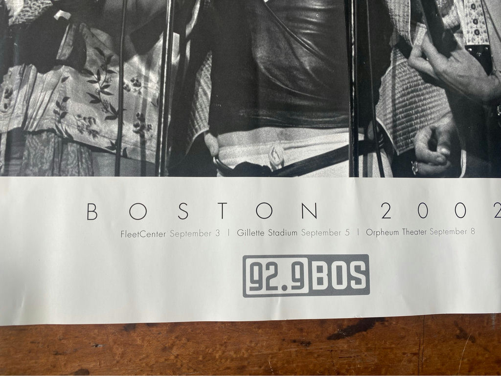 Rolling Stones Poster 2002 Boston Garden - image 3 of 4