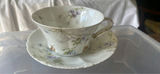 Antique Theo Haviland Limoges Tea Cups and Saucers Violets Pattern - thumbnail 2 of 15