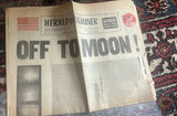 Antique Photo Lot Off To The Moon Newspaper Liz Taylor - thumbnail 20 of 20