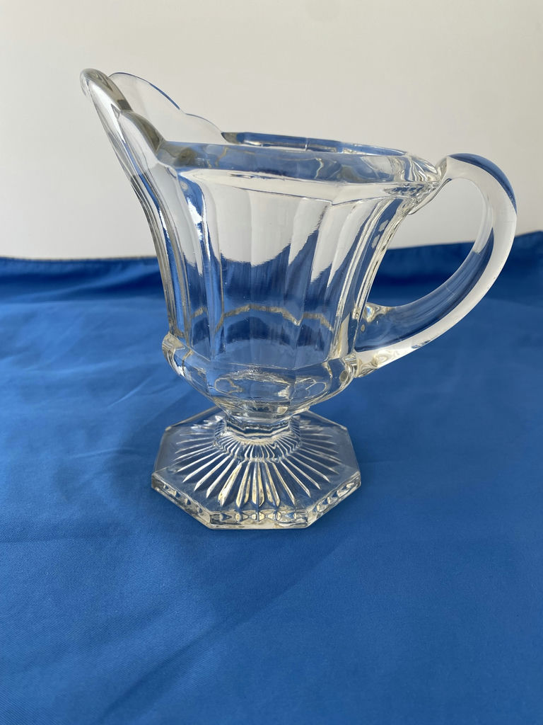 Victorian EAPG Clear Pressed Glass Pitcher - image 1 of 5