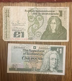 Obsolete Irish And Scottish 1 Pound Notes - thumbnail 1 of 2