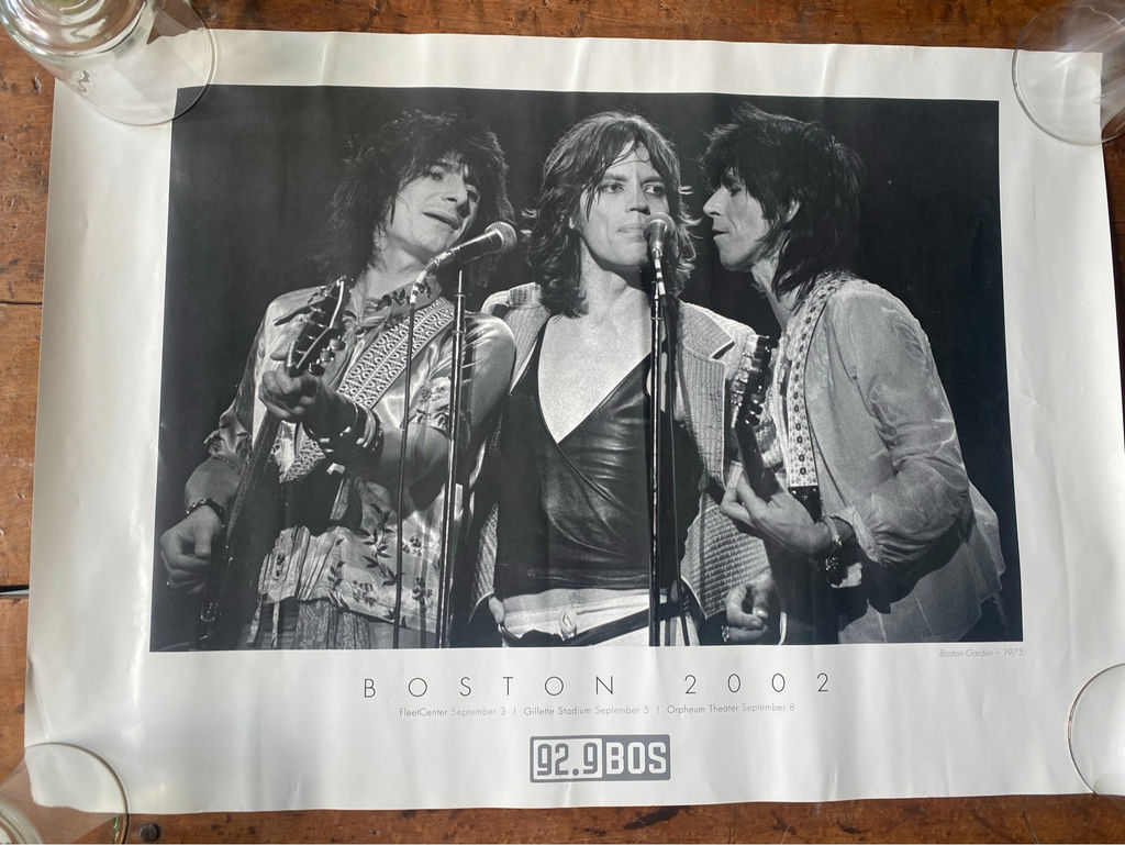 Rolling Stones Poster 2002 Boston Garden - image 1 of 4