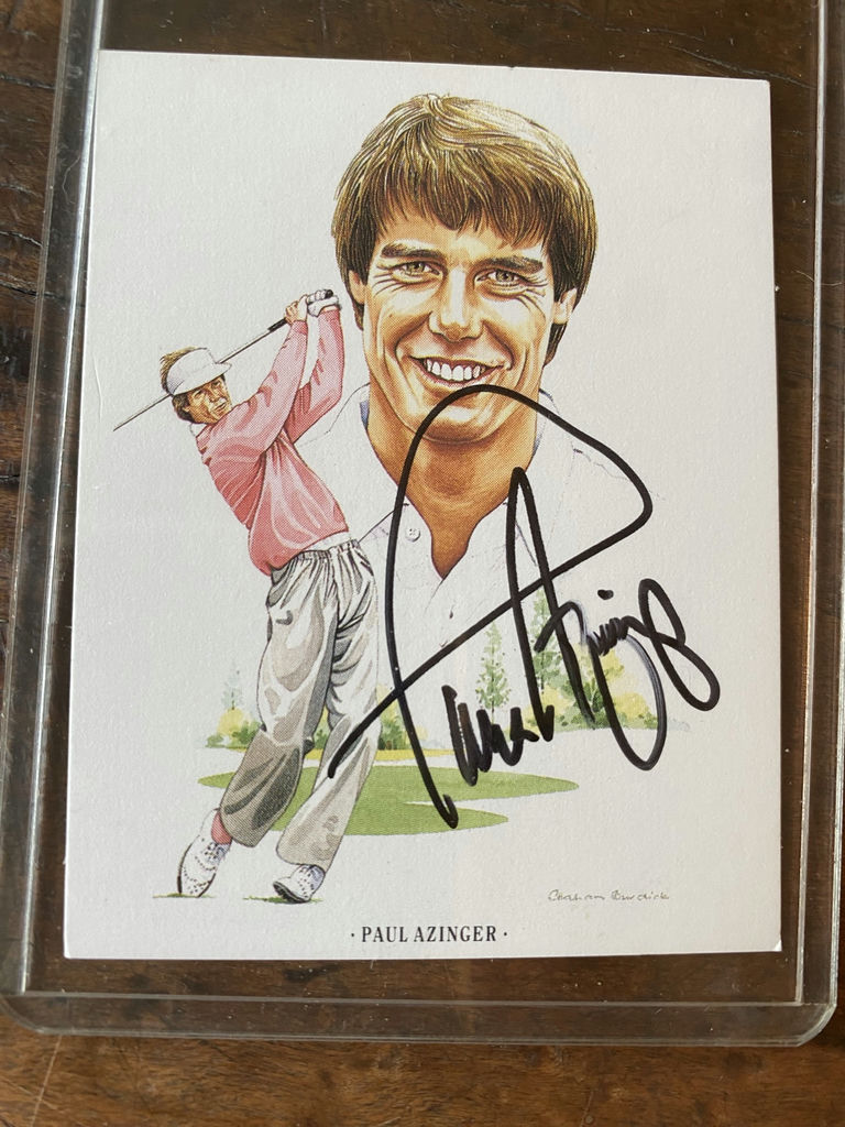 Paul Azinger Autographed Trading Card with COA - image 2 of 3
