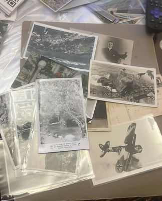 Lot Antique Photo Photo Postcards German Airplanes WWII - Image 1 of 9
