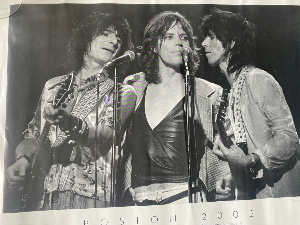 Rolling Stones Poster 2002 Boston Garden  - image 2 of 4