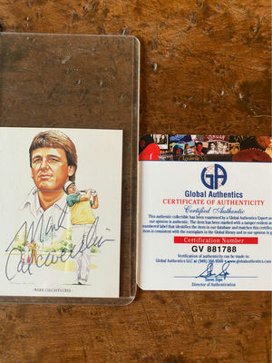Mark Calcavecchia Autographed Trading Card with COA - Image 1 of 3