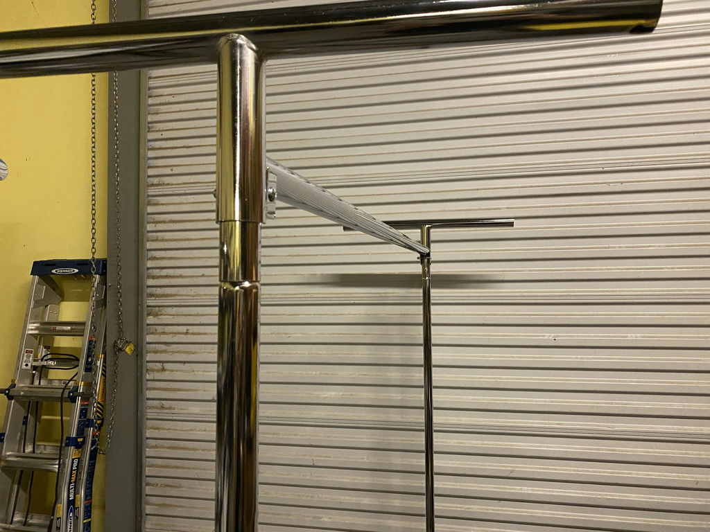Rolling Clothing Rack, Heavy, Sturdy, as used by retail stores. - image 3 of 5