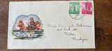 Lot Of Wartime Cachets 4 Navy Theme - thumbnail 3 of 4