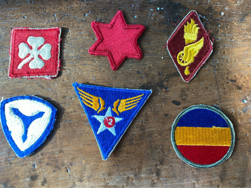 WWII US Army And Air Force Shoulder Patches - image 1 of 2