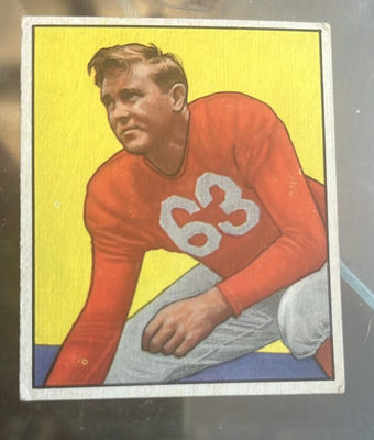William Blackburn 1950 Bowman Football #56 Card Chicago Cardinals - Image 1 of 2