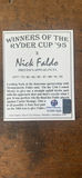Nick Faldo Autographed Trading Card With COA - thumbnail 3 of 3