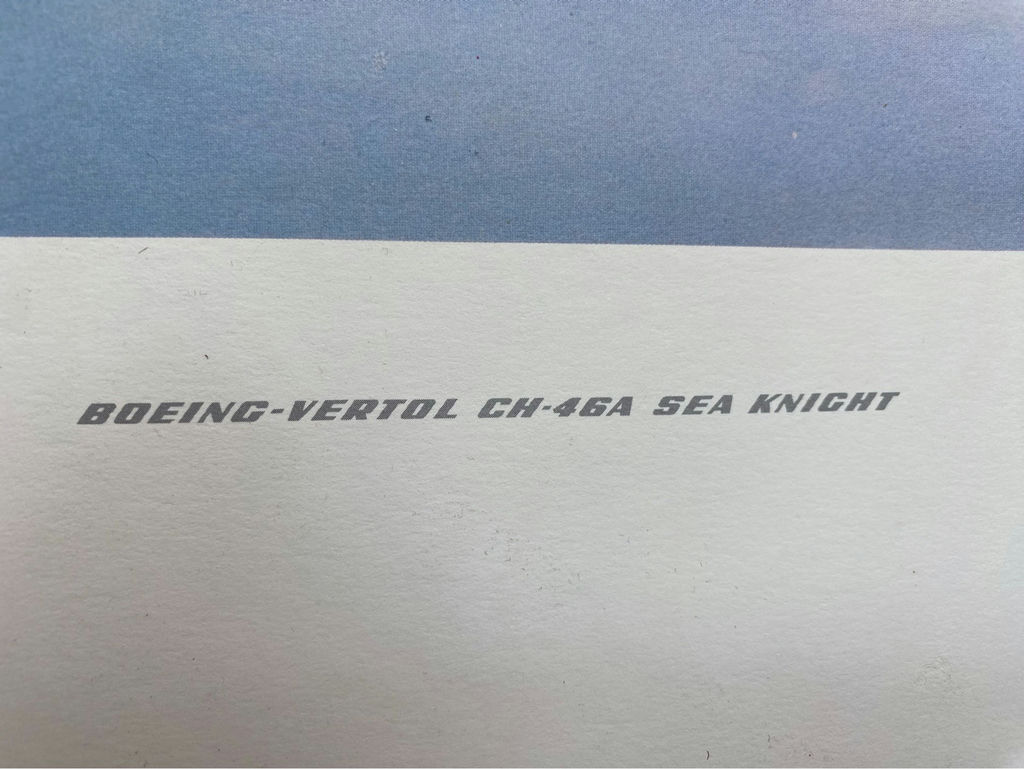 Boeing-Vertol CH-46A Sea Knight Poster - image 6 of 6