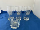 Etched US Navy Highball Glasses (3) and a Rocks Glass (1) - thumbnail 1 of 4
