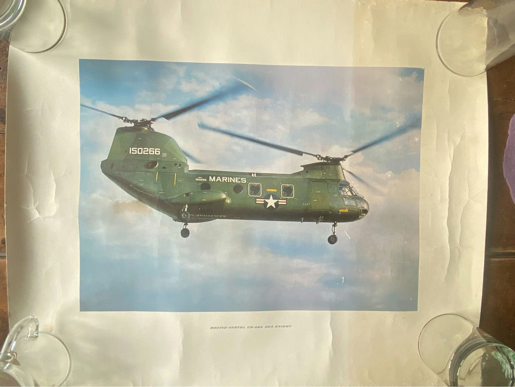 Boeing-Vertol CH-46A Sea Knight Poster - image 2 of 6