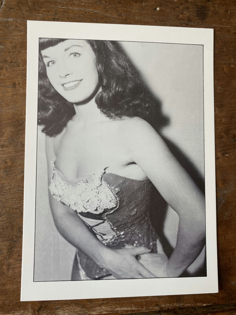 Bettie Page RPPC Postcards 3 Sets Of 4 - image 5 of 8