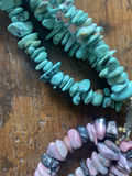 Necklace - Turquoise, Purple and White Stones - thumbnail 4 of 7