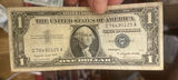 Six 1957 Various Series Silver Certificate One Dollar Bills Us - thumbnail 8 of 13