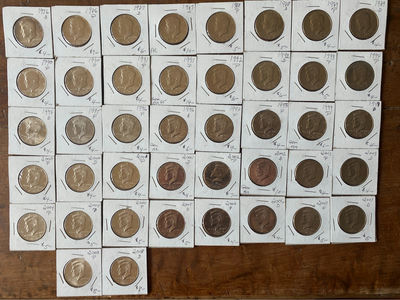 42 Uncirculated Kennedy Half Dollars - Image 1 of 5