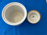 2 Large Leaf Shaped Snack Bowls and a Stoneware Coffee Crock - thumbnail 9 of 9