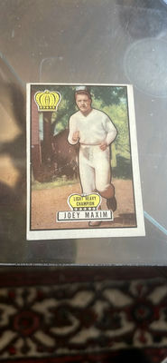 Joey Maxim #8 Ringside Boxing Card - Image 1 of 2