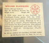William Blackburn 1950 Bowman Football #56 Card Chicago Cardinals - thumbnail 2 of 2