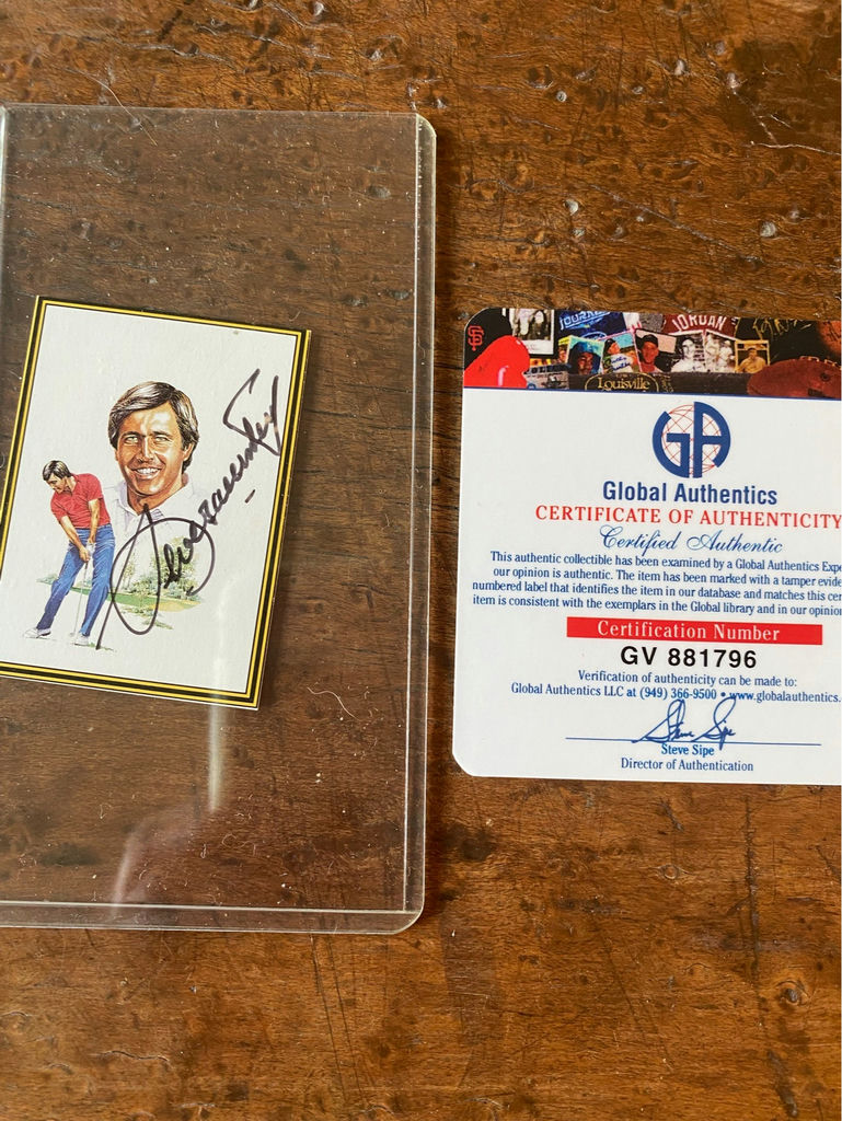 Steve Ballesteros Autographed Trading Card with COA - image 1 of 3