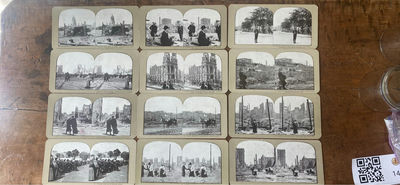 Stereo Cards 1906 San Francisco Earthquake and Fire Lot of 22 - Image 1 of 9