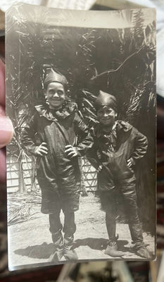 1930S Photograph Of Two Boys Dressed As Brownies - Image 1 of 2