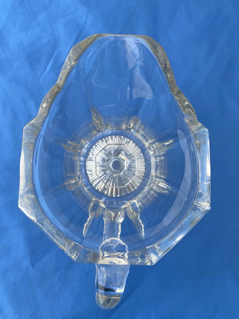 Victorian EAPG Clear Pressed Glass Pitcher - image 4 of 5