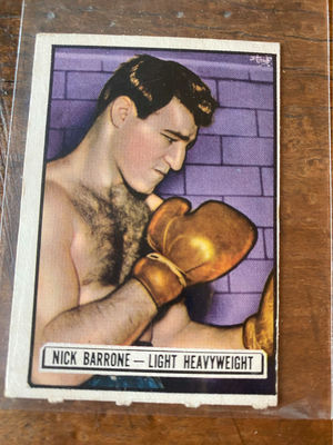 Nick Barrone - Light Heavyweight Ringside Trading Card - Image 1 of 2