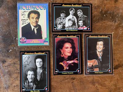 Lot of 5 Autographed Trading Cards American Bandstand - Image 1 of 2