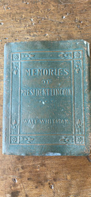 Memories of President Lincoln by Walt Whitman My Little Leather Library - Image 1 of 5