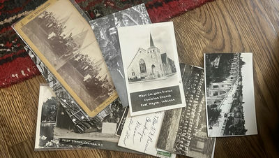Great Lot Postcards RPPC Foldouts 1910-1949 - Image 1 of 24