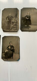 Antique Tintypes Mixed Portraits, Adults, Children - thumbnail 6 of 6