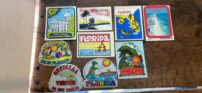 Vintage Florida Water Transfers And Adhesive backed Decals - Image 1 of 3