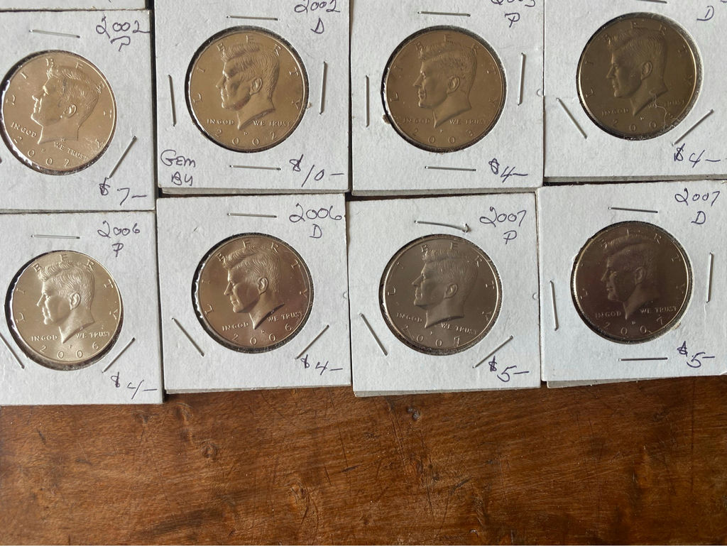 42 Uncirculated Kennedy Half Dollars  - image 4 of 5