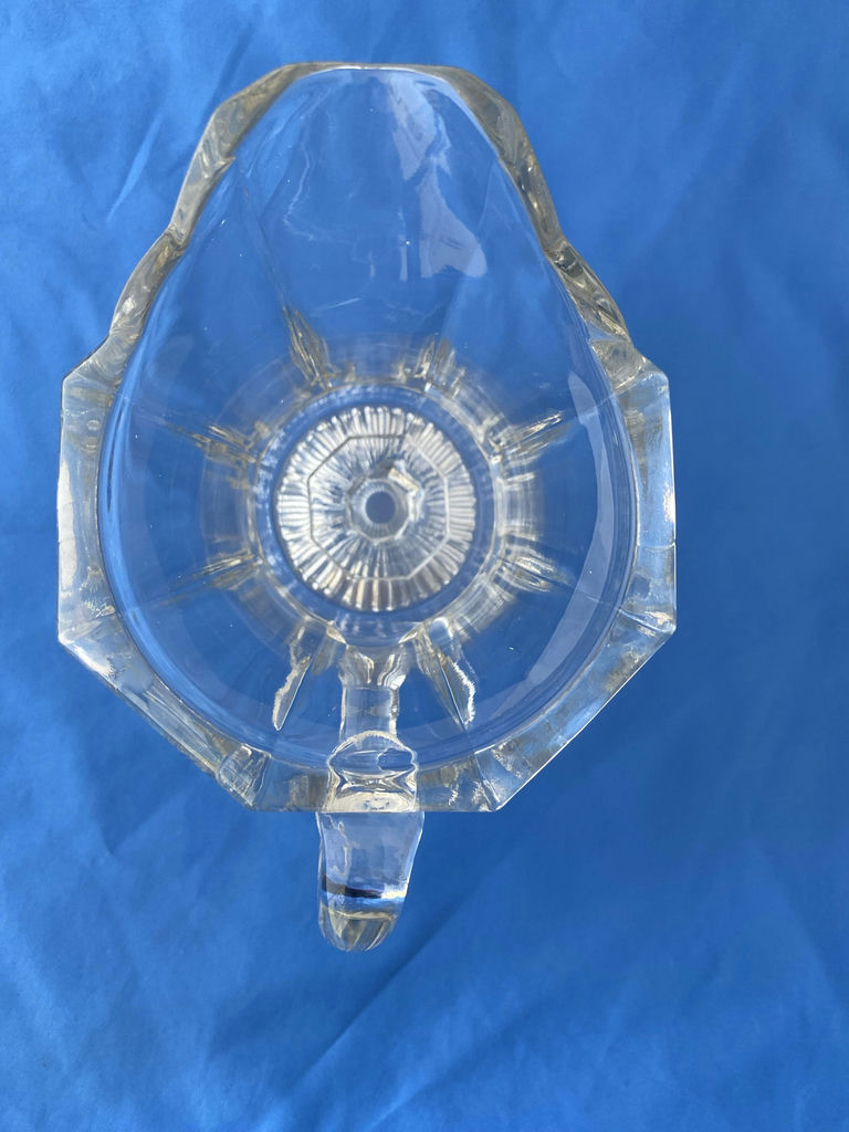 Victorian EAPG Clear Pressed Glass Pitcher - image 3 of 5