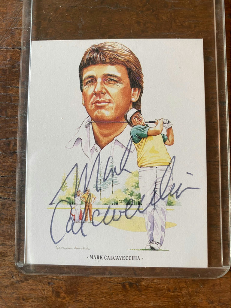 Mark Calcavecchia Autographed Trading Card with COA - image 2 of 3