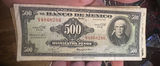 10 Mexican 500 Pesos Obselete Currencies - thumbnail 9 of 18