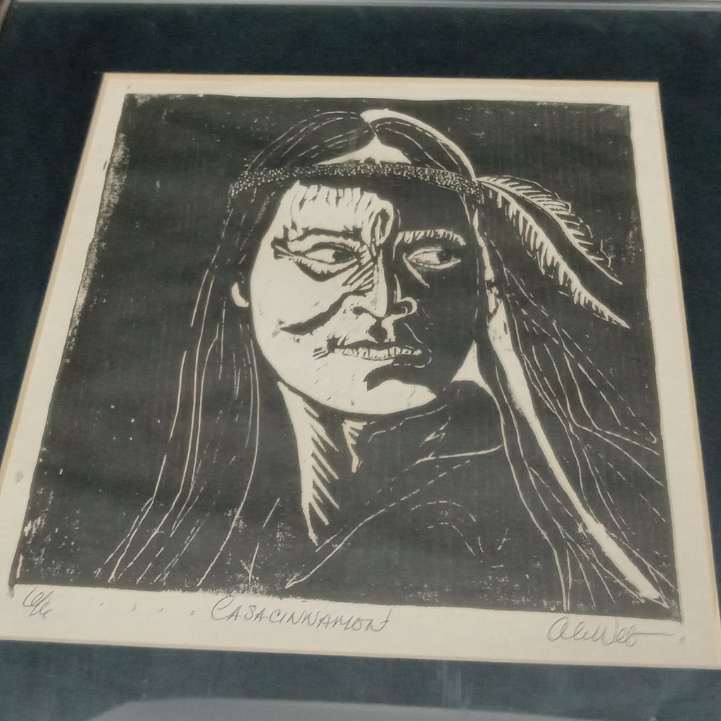 Casa Cinnamon / Ali Web Framed Woodcut Prints - image 8 of 12
