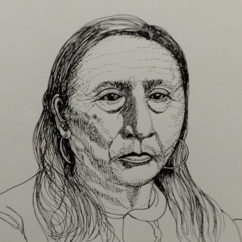 Arapaho Framed Pen & Ink Portraits / Ali Web - image 11 of 12