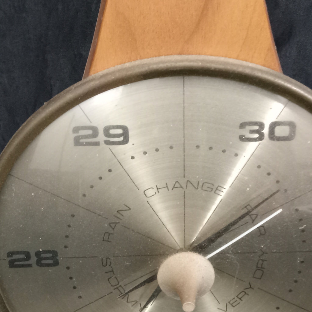 Vintage Wall Barometer/Thermometer - image 3 of 6